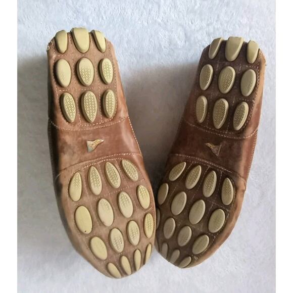 Size 12 M Men's SPERRY Light Brown Soft Leather Shoes - Picture 6 of 7